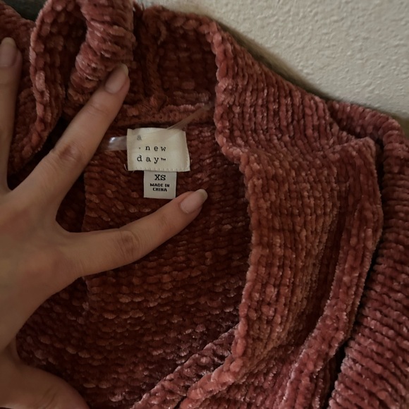 Cozy Women's cardigan in Dusty pink - Picture 2 of 2